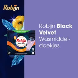 Robijn Classics Black Velvet Wasmiddeldoekjes 16 wasstrips — thumbnail 5