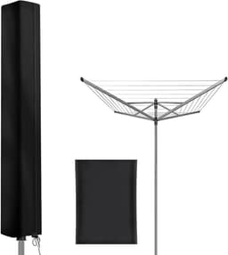 Beschermhoes voor Droogmolen, 160 × 15 × 15 cm, 210D Oxford Stof, Met Rits en Trekkoord voor Optimale Bescherming en Duurzaamheid — thumbnail 1