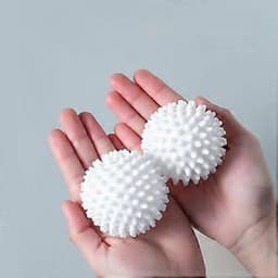 Droogballen voor de was - wit 6PCS - Milieuvriendelijke wasverzachter en antistatische werking — thumbnail 5