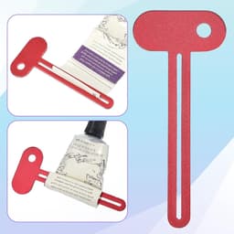 Set van 10 duurzame tandpasta-knijpers, ergonomische buisknijpers voor cosmetica, afvalvrij en gebruiksvriendelijk hulpmiddel voor het extruderen van tubes — thumbnail 2
