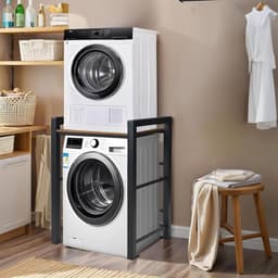 Wasmachine Verhoger - Stapelrek - Ruimte Optimaliseren - Verstelbare Hoogte - 300 kg Capaciteit - Nori — thumbnail 2