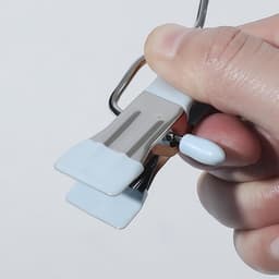 Wasknijpers - Hanger Clips - Kleding Ophangen - Dubbele Klem - 15 Stuks - Blauw — thumbnail 3