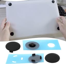 Dailygoods- Rubberen Voetjes 4 Stuks - Antislip Ondersteuning - Compatibel met Surface Laptop 3/4/5 - Duurzaam Materiaal - Diameter 8,5 mm - Laptopvoetjes — thumbnail 3