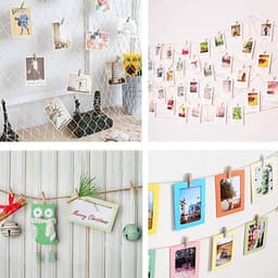 Houten Wasknijpers - Mini Klemmen - Foto's Ophangen - Milieuvriendelijk Hout - 50 Stuks - Lichtgroen — thumbnail 3