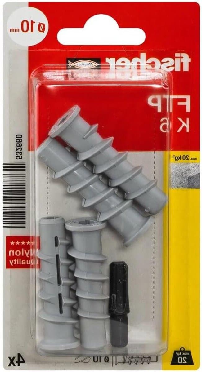 Betonplug Set - Cellenbeton Ankers - Stevig Bevestigen - Hoge Houdwaarden - 50 mm - Grijs — afbeelding 1