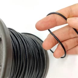 Kabel Draadkabel - Waslijn Staaldraad - Buiten Drogen - Weerbestendig PVC Deklaag - 20 Meter - Zwart — thumbnail 4