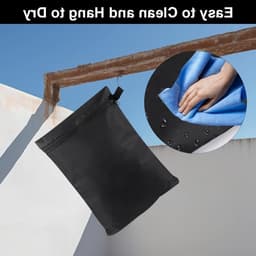 Set van 2 Waterdichte Waszakken 39.5×27.5cm voor Nat Kleding, Zwemkleding en Sportkleding, Herbruikbare Organizer voor Vuile Was en Badhanddoeken — thumbnail 2