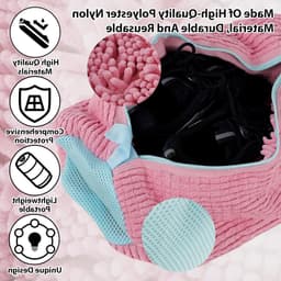 Waszak voor Schoenen - Herbruikbare Wasnet voor Sneakers en Sportschoenen met Rits - Bescherming en Hygiëne tijdens het Wassen in de Wasmachine — thumbnail 4