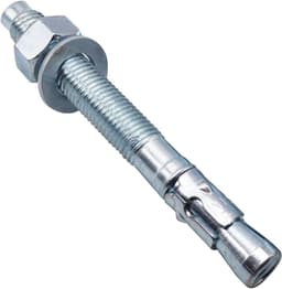Wedge Anchors - Metal Dowels - Bevestigen in Beton - Gegalvaniseerd Staal - M16 x 140mm - Zilverkleurig — thumbnail 1