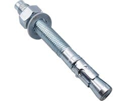 Wedge Anchors - Metal Dowels - Bevestigen in Beton - Gegalvaniseerd Staal - M16 x 140mm - Zilverkleurig