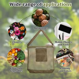 Paddenstoelenplukmand, Opvouwbare Opbergnetzak voor Fruitpluk, Geschikt voor Wandelen en Tuinieren (Groen) — thumbnail 2