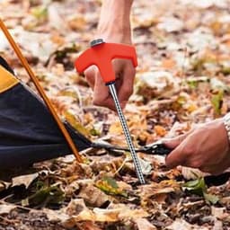 Grondhaken Dekzeilen - Outdoorharingen - Stabiele Bevestiging - Zelfoplichtende Coating - 27 cm - Grijs — thumbnail 2