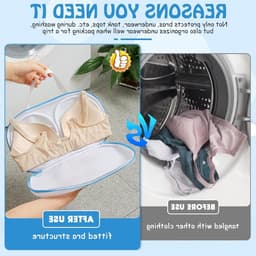 Wasnet voor Bh's en Ondergoed - Set van 3 Stuks - Ideaal voor Delicate Kleding en Wassen — thumbnail 2