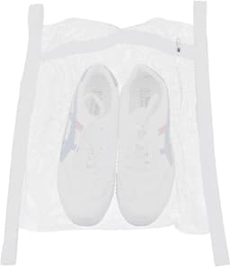 Grote waszak voor schoenen met rits en riem, ideaal voor sneakers en kleding in de wasmachine en droger, gemaakt van honingraat mesh materiaal — thumbnail 1