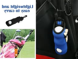 Compacte Waszak voor Golfballen - 6 Stuks Waterdichte Schoonmaakzakken voor Golfballen, Inclusief Clip en Opbergpouch voor Golfaccessoires, Ideaal voor Spelers en Cadeaus — thumbnail 2