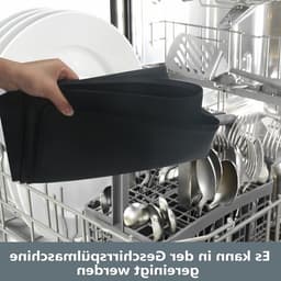 Lekbak/Vloerbeschermer 60x60 cm voor Wasmachine, Koelkast en Vrieskast - Waterdichte Siliconen Mat — thumbnail 4