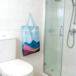 Reiswaszakken 46 x 58 cm - 2 stuks waterdichte waszakken met handvat en rits voor vuile was, badkleding en sportkleding — thumbnail 4