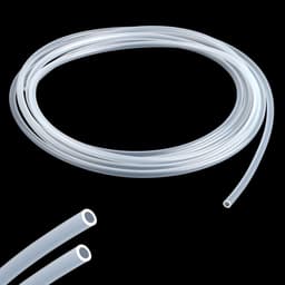 Siliconen waterslang - Flexibel - Voedselveilig - Transparant - Wateroverdracht - 4m lengte - 4mm x 6mm - Pompbuizen - Heldere siliconen slang. — thumbnail 1