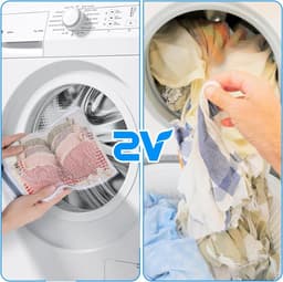 Waszakken Set van 4 Stuks - Mesh Waszakken met Rits voor Ondergoed, Bh's, Sokken en Babykleding - Ideaal voor Wasmachine 30 x 20 cm en 40 x 30 cm — thumbnail 5