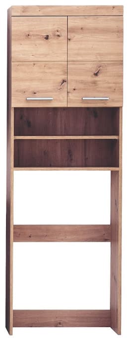 trendteam Wasmachine-opbouw badkamerkast Amanda/Mando knoestig eiken 63 x 187 x 24 cm — thumbnail 1