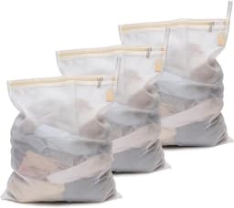 Set van 3 Wasnetten voor de Wasmachine - Grote Waszakken 30 x 40 cm met Rits - Ideaal voor Delicate Kleding en Ondergoed — thumbnail 1