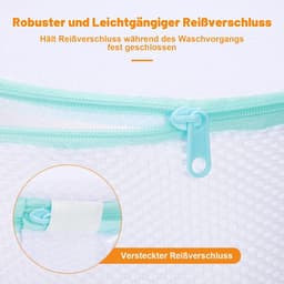 Dailygoods- Waszak 3 Stuks - Beha-Waszak - Herbruikbaar Wasnet - 18 x 20 cm - Lichtgewicht - Sandwich-Mesh-Materiaal — thumbnail 3