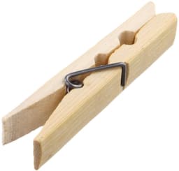 Dailygoods- Bamboe Haringen 500 Stuks - Kleine Houten Wasknijpers - Duurzaam - Compact - Winddicht - Hoogwaardig Materiaal — thumbnail 2