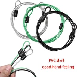 Kledinglijn Staaldraad - Waslijn Buiten - Kleding Drogen - Scheurbestendig PVC - 2 Meter - Rood — thumbnail 4