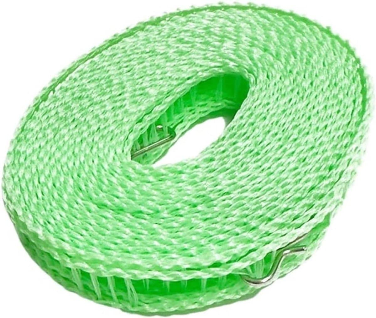 Waslijn - Kledinglijn - Buiten drogen - Intrekbaar touw - 5 meter - Groen — afbeelding 1