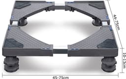 Verstelbare Sokkels voor Wasmachines, Koelkasten en Apparaten - Hoogtes van 44-75cm — thumbnail 3