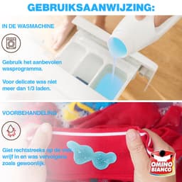 Omino Bianco Sensitive - Vloeibaar wasmiddel - 6 x 1.48 L - Geconcentreerd — thumbnail 4