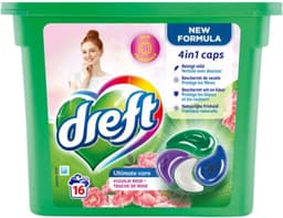 Dreft - Nieuwe Formule - Wasmiddelcapsules 4in1 - Witte en Gekleurde Was - Vleugje Roze - 16 Wasbeurten - 1 stuk — thumbnail 2