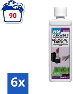 HG - Wasruimte - Vlekweg 5 - Kauwgum, Make-Up & Gras - 50 ml - Voordeelverpakking - 6 stuks — thumbnail 1