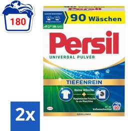Persil Universal - Waspoeder - Witte Was - 90 Wasbeurten - Voordeelverpakking - 2 stuks — thumbnail 3
