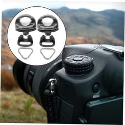 1set Camerariem Bevestigingsset Met Driehoekige Haak Veiligheidsschroef Voor Camera Lichtgewicht Compact Inclusief Voor Extra Bescherming — thumbnail 2