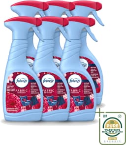 6 x Febreze – Textielspray – Robijn Jasmijn – 500 ml - Wasstrips - Textielverfrisser - Textielgeur - Geurverwijdering - Jasmijngeur - Robijngeur — thumbnail 1