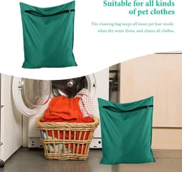 Dierenwaszakken 2 Stuks - Duurzaam Polyester - Beschermt Wasmachine - Voor Honden en Katten - ShopVlot — thumbnail 4