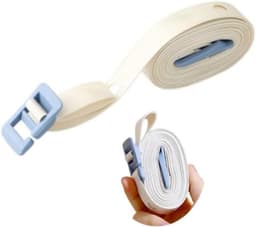 3,5 m verstelbare nylon waslijn, brede singelband kledingtouw met 34 pinnen gaten voor balkon camping — thumbnail 1