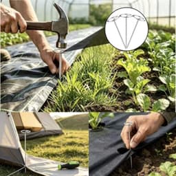 G-vormige grondpinnen - 50 stuks voor tuin en tent — thumbnail 4