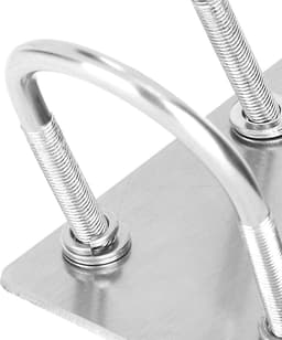 Dailygoods- Antennebeugel Roestvrij Staal - Draagbaar - Mobiele Bevestiging - Clip - Eenvoudige Installatie - Robuust en Duurzaam - Antennehouder — thumbnail 2