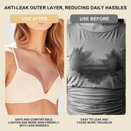 Set van 14 Herbruikbare Borstvoedingsinleggers van Bamboe Viscose, Wasbare Pads met Waszak en Reiszak, Huidvriendelijk en Duurzaam voor Moeders — thumbnail 2