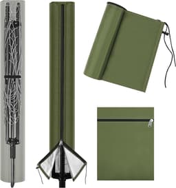Rotating Clothesline Waterproof Cover van 420D Heavy Duty Oxford Stof met Rits en Trekkoord voor Buiten, Ideaal voor Tuin en Kledinglijn Bescherming — thumbnail 4