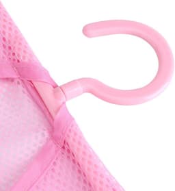 Waszak van Mesh, Multifunctionele Opbergtas van Mesh voor Ondergoed, Reistas met Ophanghaak voor Sokken, Kousen, Bh's en Ander Ondergoed de badkamer. (PINK) — thumbnail 2