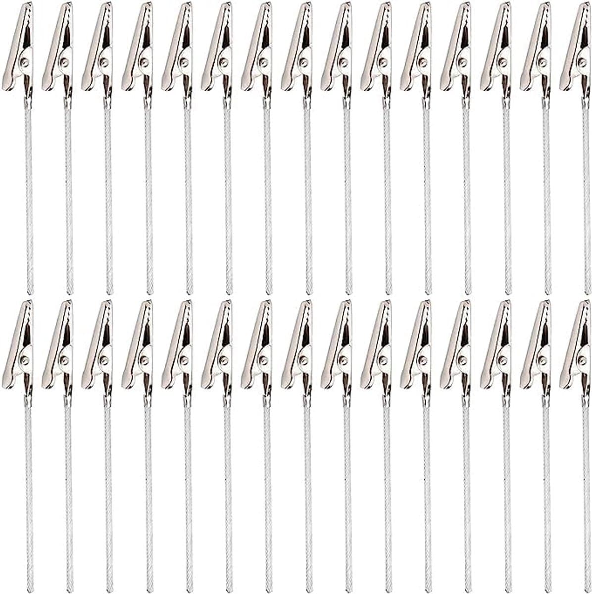 50 stuks fotohouders met klemmen en draadclips voor foto's en notities — afbeelding 1