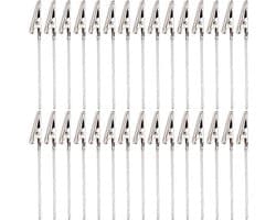 50 stuks fotohouders met klemmen en draadclips voor foto's en notities