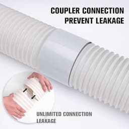 Afvoerslang Ø 150 mm voor airconditioning en afzuigkap - 150 cm verlengingsslang — thumbnail 4