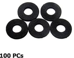 100 Pack Seal Ring Spons Pad - Geluidsisolatie Spacer en Schokbestendige Wasmachine voor Auto Accessoires — thumbnail 2