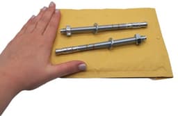 Wigankers M10 x 150 mm - Verpakking van 2 Stuks voor Betrouwbare Bevestiging in Metselwerk en Beton — thumbnail 3