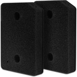 2 stuks - Droogfilters Geschikt voor Miele T1 - Droger basisfilter - Droger warmtepompdroger filter - Sokkelfilter - Warmtewisselaar sponsfilter - Pluisfilter voor condensdroger - Zwart — thumbnail 1