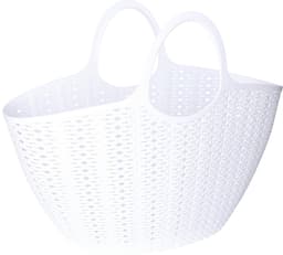 CM Flexibele wasmand of draagtas - wit - 22 liter - kunststof - 50 x 20 x 40 cm - opbergen — thumbnail 2